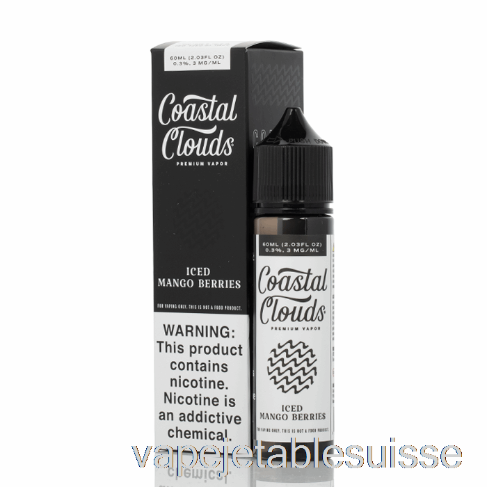 Vape Suisse Baies De Mangue Glacées - Nuages ​​côtiers Co. - 60 Ml 6 Mg